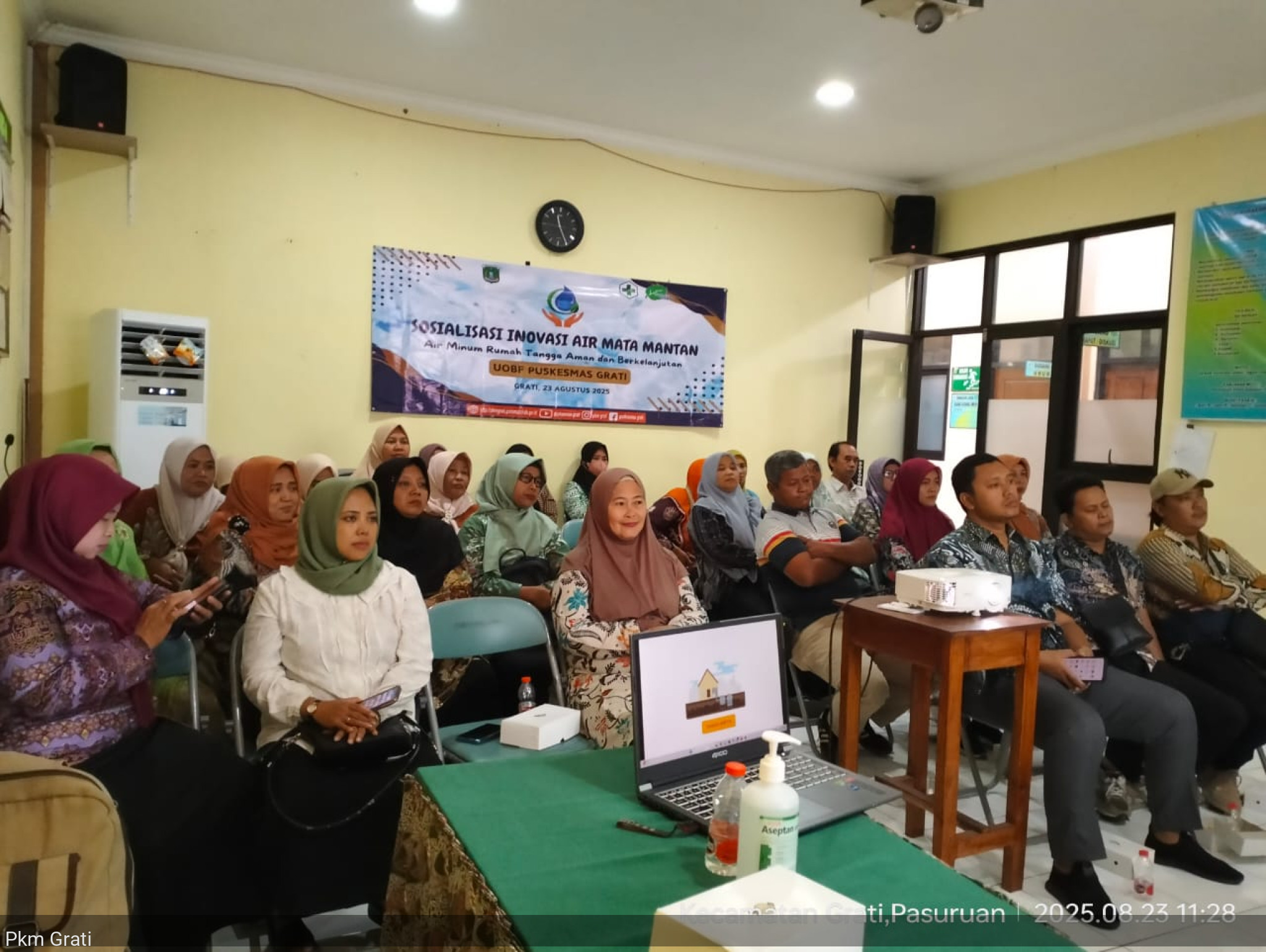 Puskesmas Grati Luncurkan Inovasi 'Air Mata Mantan' untuk Kualitas Air Minum Rumah Tangga