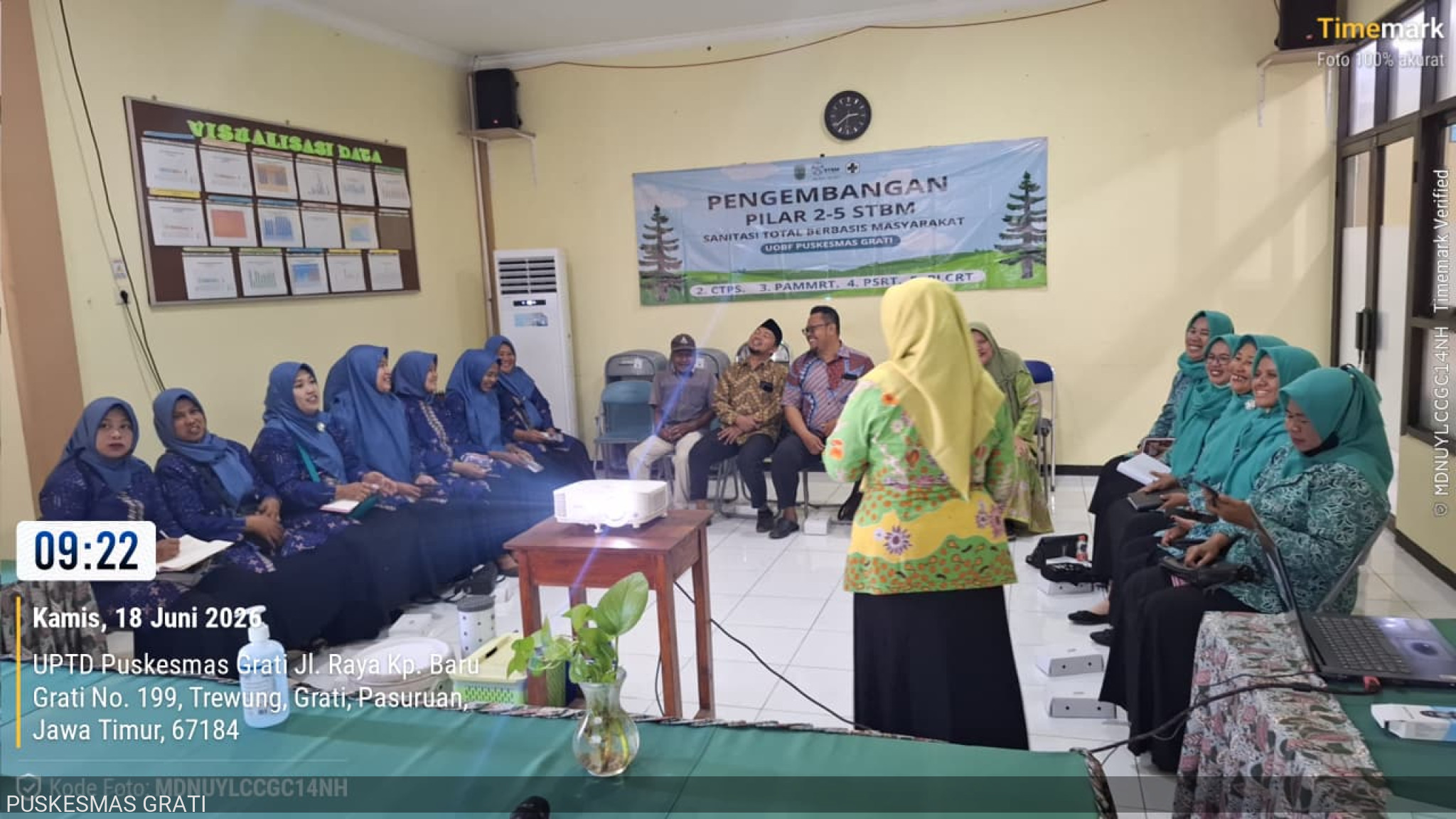 Puskesmas Grati Gelar Pertemuan Sanitasi Total Berbasis Masyarakat (STBM) 5 Pilar untuk Wujudkan Lingkungan Sehat